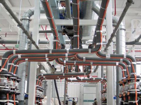 管道哔咔漫画入口施工效果