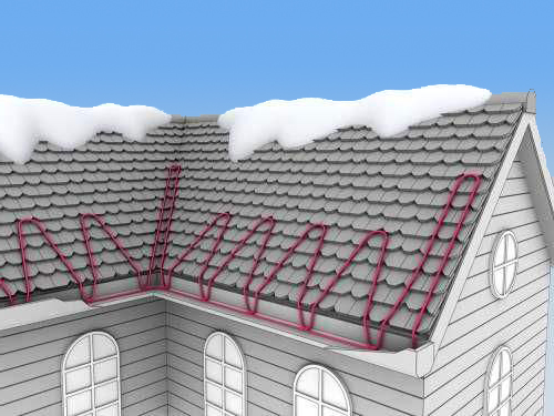 屋麵融雪效果圖